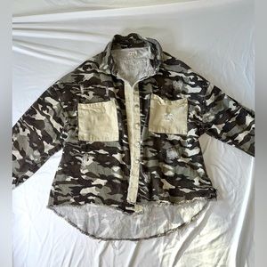 Camo Ripped Jacket